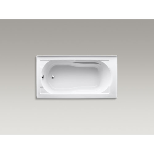 K1184LA0 Kohler Devonshire 60" x 32" Alcove Soaking Acrylic Bathtub